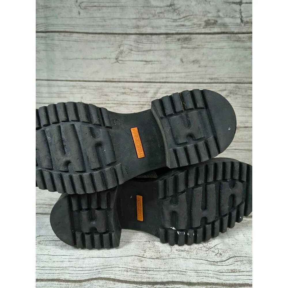 Vintage Stone Ridge X Newridge Platform Buckle Shoes Size 43